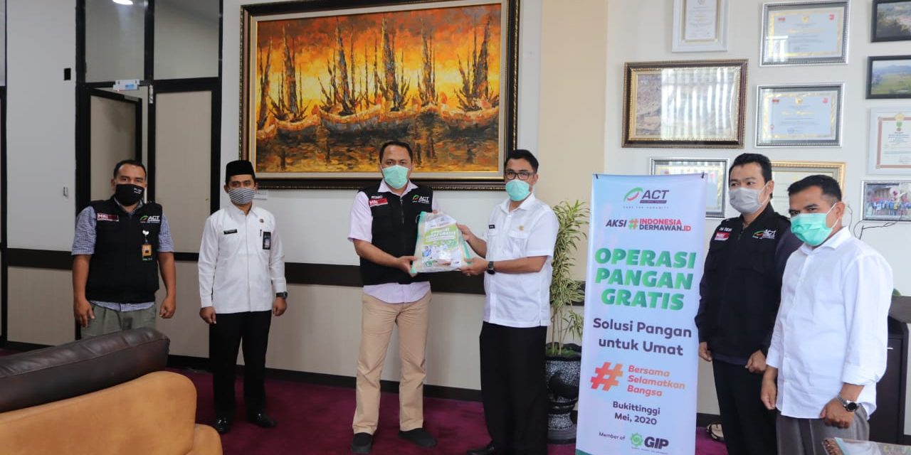 Gerakan ACT, Pemko Payakumbuh Terima Bantuan