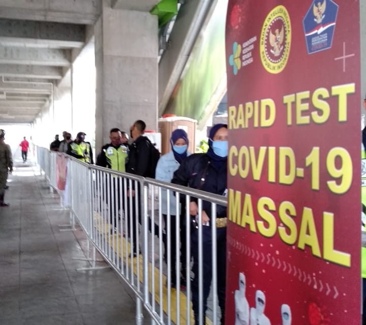 BIN Gelar Rapid Test kedua kalinya di Kawasan MRT Blok M