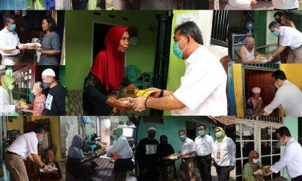 Kementerian ATR/BPN Salurkan Bantuan Kepada Warga Terdampak Covid-19 di Karawang