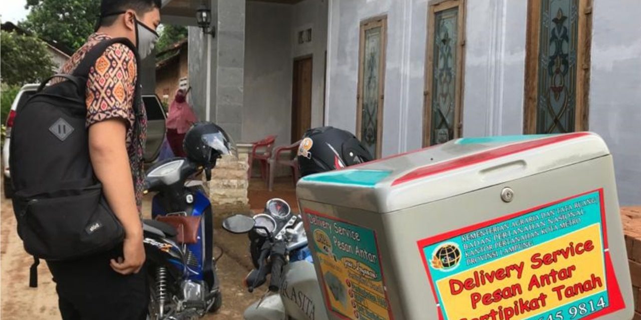 Kini Warga Kota Metro Lampung Dapat Urus Sertipikat Tanah dari Rumah