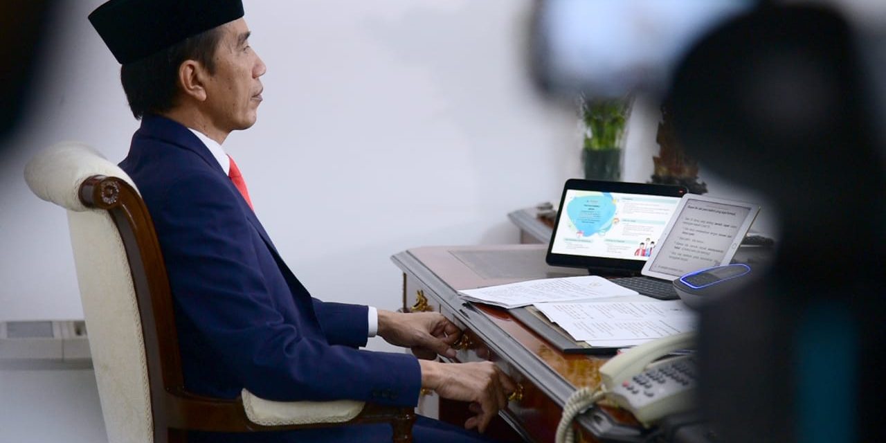Presiden Jokowi Resmikan Peluncuran Produk Ristek dan Inovasi untuk Penanganan Covid-19