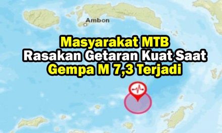 Masyarakat MTB Rasakan Getaran Kuat Saat Gempa M 7,3 Terjadi
