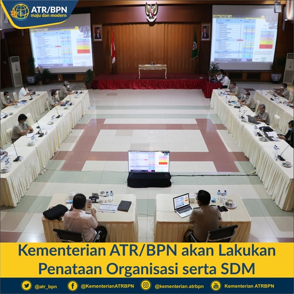 Kementerian ATR/BPN akan Lakukan Penataan Organisasi serta SDM