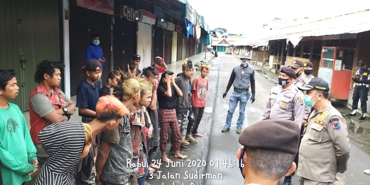 Meresahkan, Puluhan Anak Punk Dibina Tim Gabungan Kota Payakumbuh