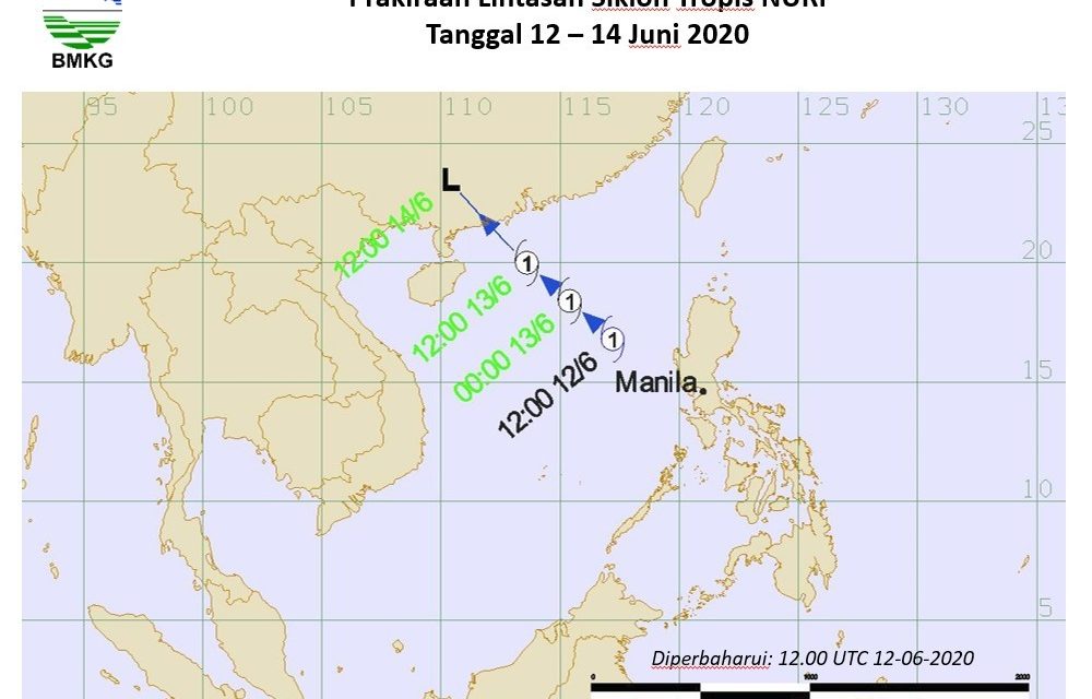 Waspada Dampak Siklon Tropis Nuri