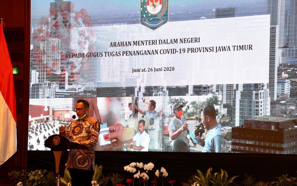 Mendagri Pastikan Kesiapan Pilkada Serentak 2020 di Provinsi Jawa Timur