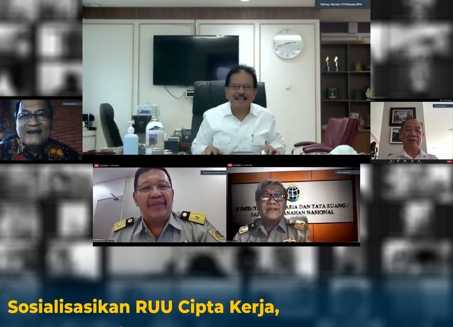 Menteri ATR/Kepala BPN: RUU Ciptaker Akan Sinkronkan 79 Undang-Undang