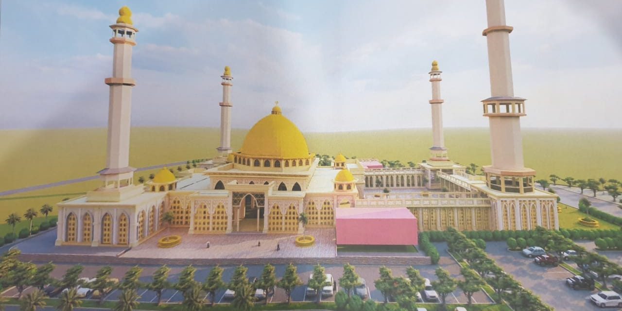 Foto Desain Mesjid Raya Payakumbuh, Wako Riza Falepi Jelaskan Konsepnya