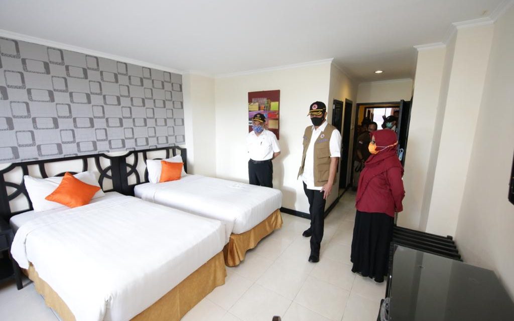 Ketua Gugus Tugas Nasional Tinjau Kesiapan Hotel Grand Surabaya untuk Relaksasi Tenaga Kesehatan
