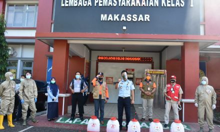 Pelaksanaan Protokol Kesehatan di Lapas Kelas 1 Makassar