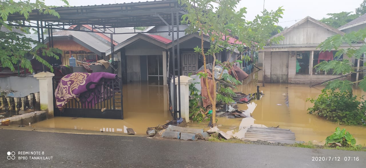 1.349 Rumah di Kab. Tanah Laut Terendam Banjir