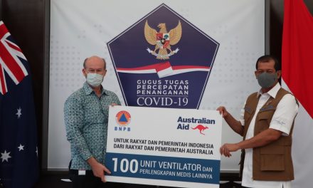 Indonesia Menerima Bantuan Australia 100 Ventilator Noninvasif untuk Penanganan COVID-19