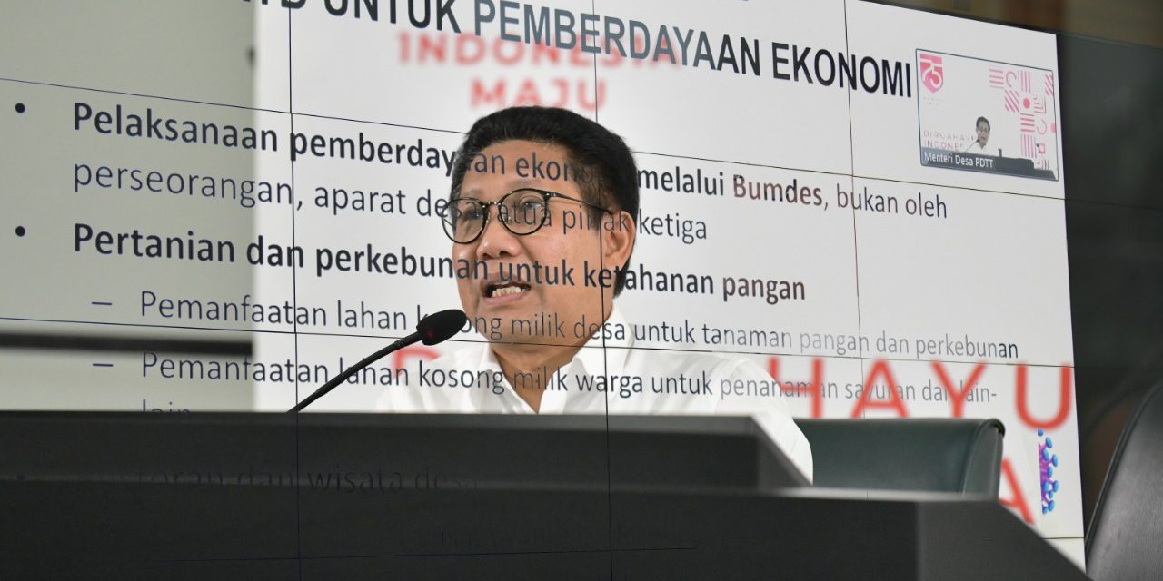 Atasi Migrasi, Rp41 Triliun Dana Desa Digunakan untuk Padat Karya Tunai