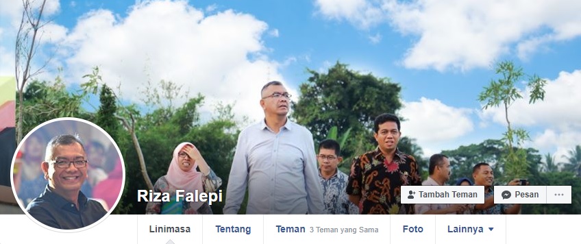 Waspada Penipuan Akun Facebook Baru, Wako Payakumbuh Riza Falepi Jadi Korban