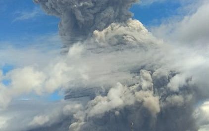 Pemerintah Daerah Setempat Lakukan Penanganan Pascaerupsi Gunung Sinabung