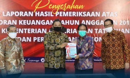 Pertahankan Kinerja Tujuh Tahun Berturut-Turut, Kementerian ATR/BPN Peroleh Opini WTP dari BPK