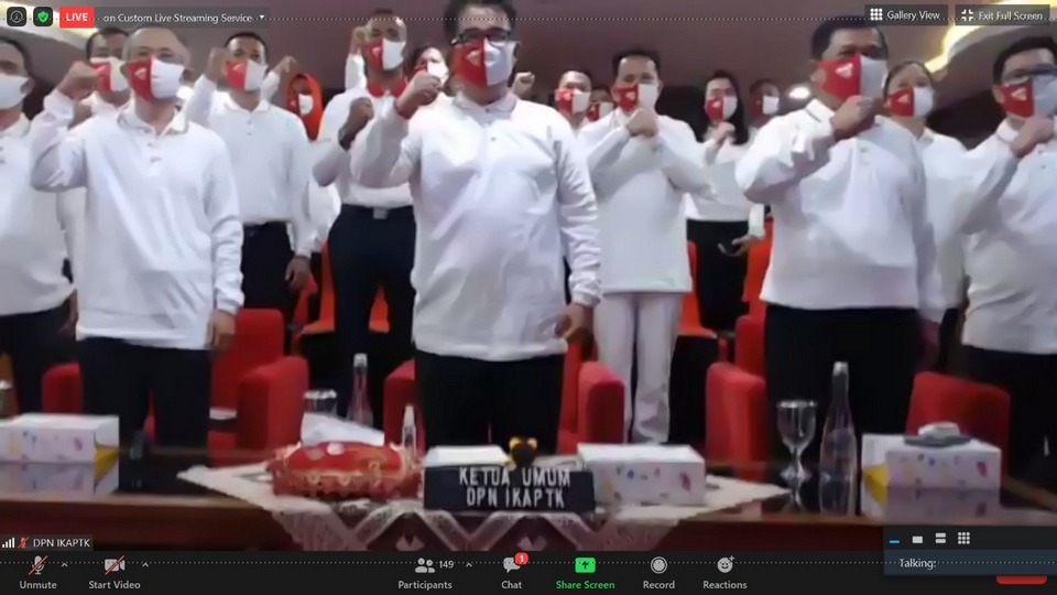 DPN IKAPTK Mendukung Penuh Gebrak Masker PKK