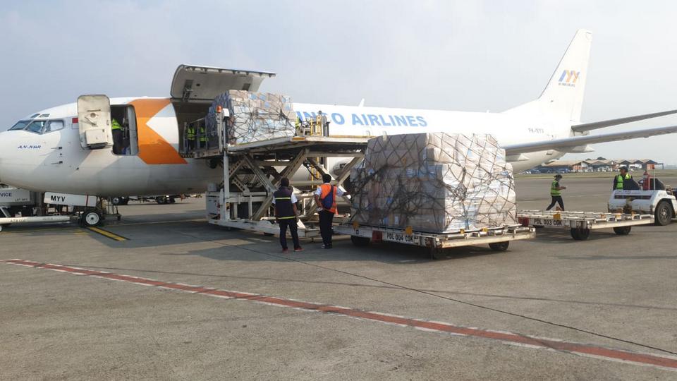 Satgas Kirim Bantuan  Alat Kesehatan ke Aceh