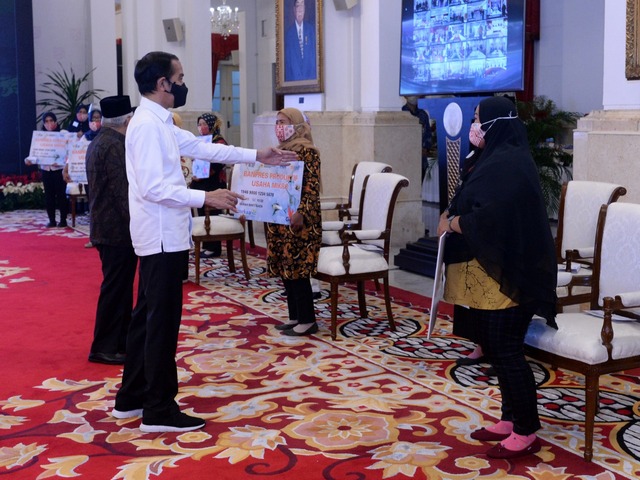 Luncurkan Program Banpres Produktif, Presiden: Pakai Sebaik-baiknya