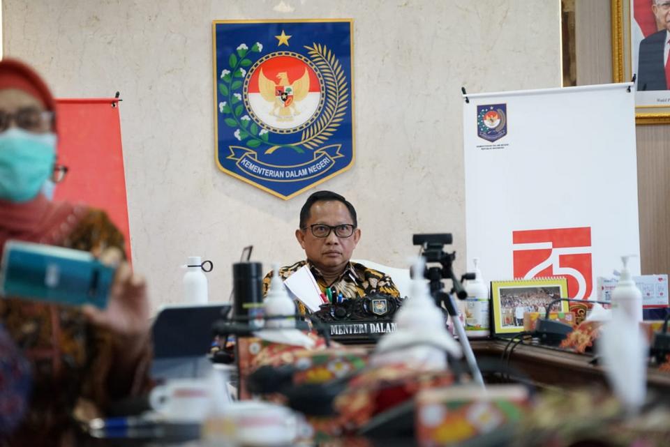 Sukseskan Pilkada Serentak 2020 Aman Covid-19, Mendagri  Gandeng Para Sekjen Parpol