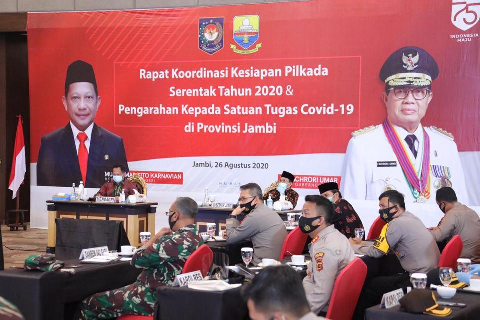 Mendagri: Pilkada Menjadi Bagian yang Tidak Terpisahkan dari Penanganan Covid-19