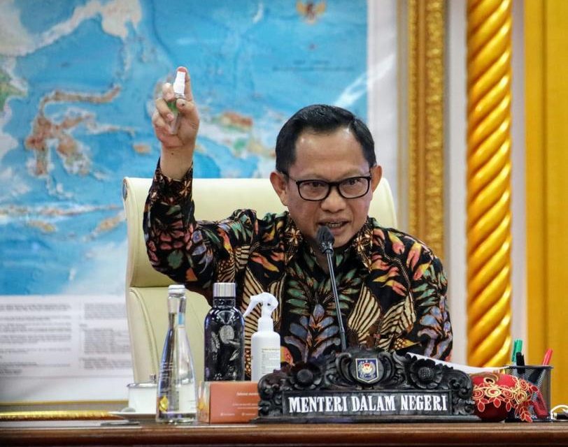 Mendagri Berikan arahan Khusus kepada jajaran Kemendagri, BNPP dan IPDN tentang Langkah-Langkah Penanganan Covid-19