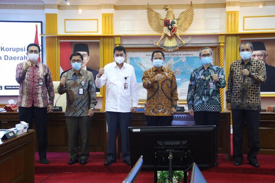 Bahas Strategi Nasional Pencegahan Korupsi, Mendagri Gelar Rakor Bersama Pimpinan KPK