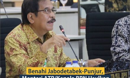 Benahi Jabodetabek-Punjur, Menteri ATR/Kepala BPN Usulkan Pembentukan Tim Koordinasi Pusat dan Daerah