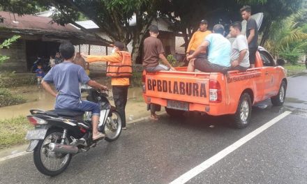 Sungai Merbau Meluap, Rendam 5 Desa di Labura