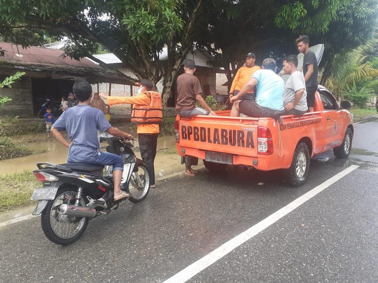 Sungai Merbau Meluap, Rendam 5 Desa di Labura