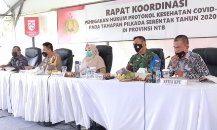 NTB Pelopori Pelaksanaan Rakor Penegakan Protokol Kesehatan Pilkada