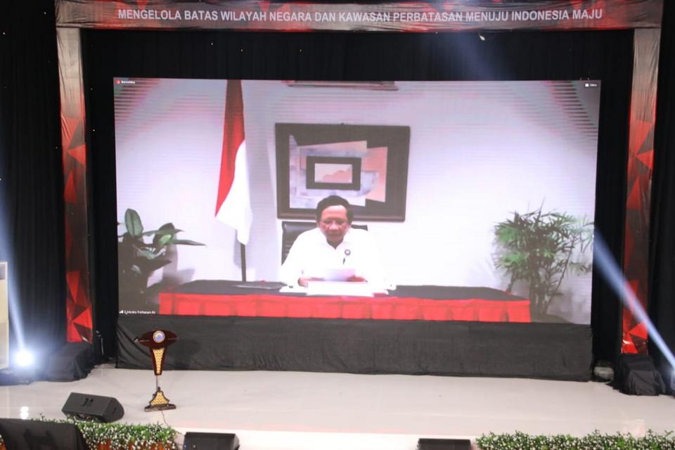 Menko Polhukam Minta Pengelola Perbatasan Negara Perketat Pengawasan Protokol Covid-19