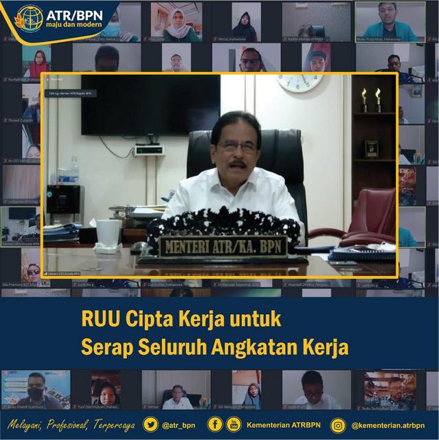 RUU Cipta Kerja untuk Serap Seluruh Angkatan Kerja