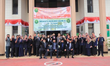 HUT Mahkamah Agung RI Ke 75, Pengadilan Negeri Kota Payakumbuh Wujudkan Zona Integritas Menuju WBK/WBBM