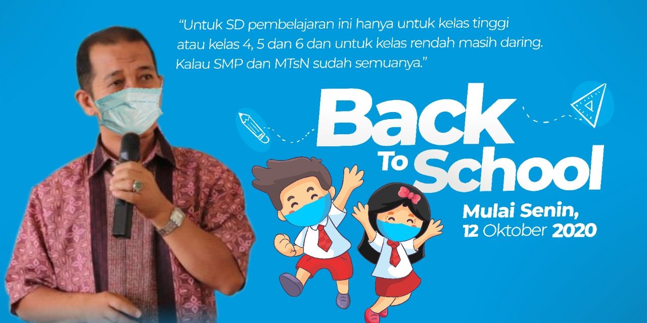 Payakumbuh Akan “Back to School” Senin Depan, Khusus Kelas Rendah Masih Daring