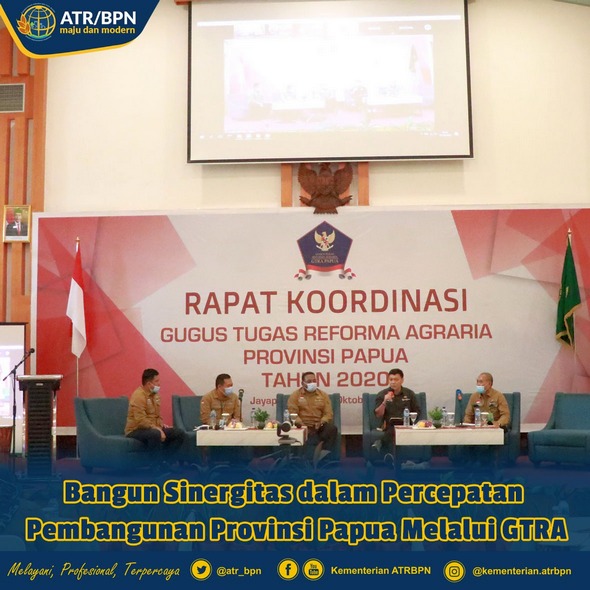 Bangun Sinergitas dalam Percepatan Pembangunan Provinsi Papua Melalui GTRA
