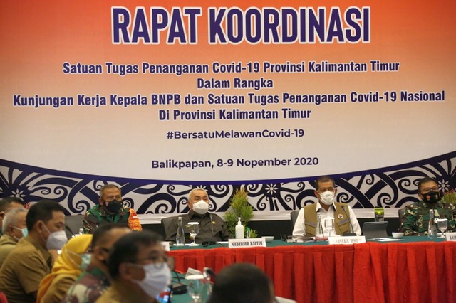 Doni Monardo Dorong Pemprov Kaltim Tingkatkan Porsi Pencegahan COVID-19