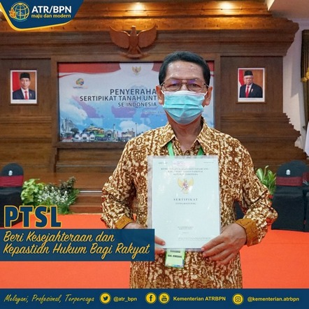PTSL Beri Kesejahteraan dan Kepastian Hukum Bagi Rakyat
