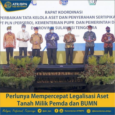 Perlunya Mempercepat Legalisasi Aset Tanah Milik Pemda dan BUMN