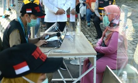 Presiden Jokowi Sidak Pelaksanaan Simulasi Vaksinasi Covid-19 di Kota Bogor