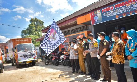 Wakil Wali Kota Payakumbuh Erwin Yunaz Melepas Distribusi Logistik Untuk Pilkada Sumbar