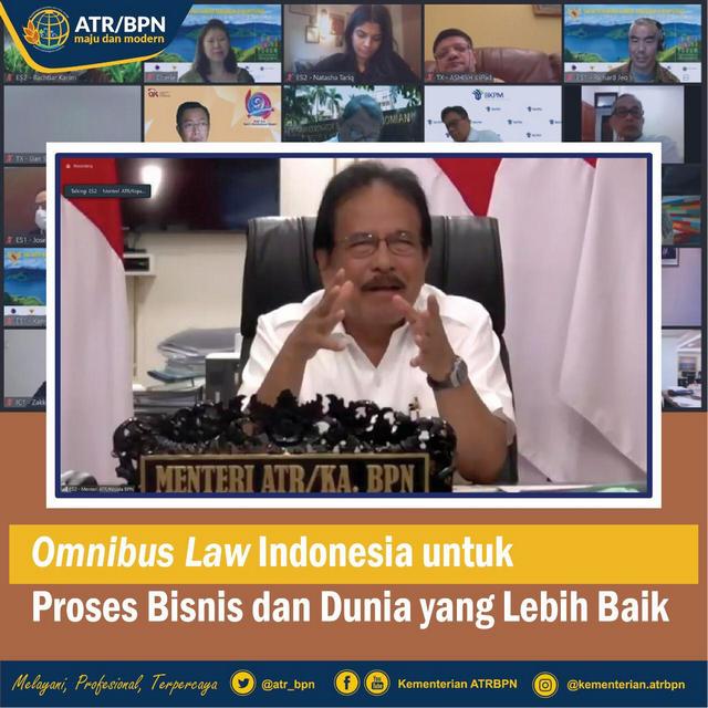 Omnibus Law Indonesia untuk Proses Bisnis dan Dunia yang Lebih Baik