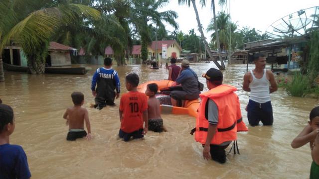 [Update] – Banjir Landa Beberapa Kecamatan di Kabupaten Aceh Utara dan Bener Meriah