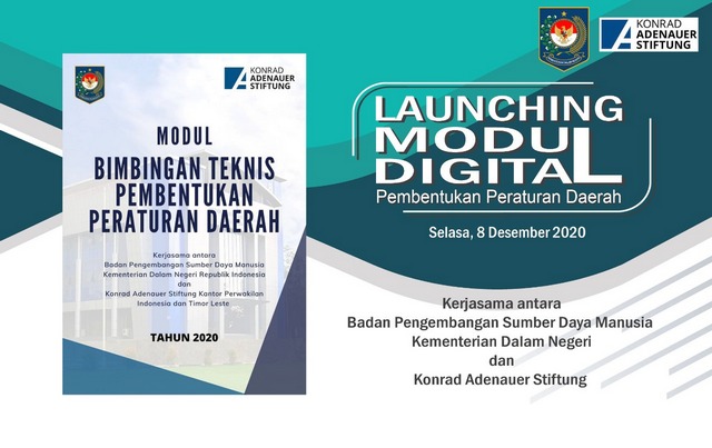 Kemendagri Launching Modul Digital Pembentukan Perda Tahun 2020