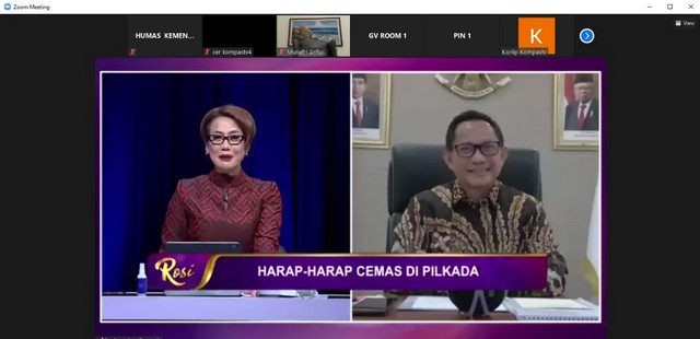Mendagri Berbagi Cerita Dinamika di Balik Pelaksanaan Pilkada di Tengah Pandemi