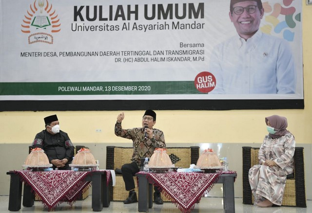 Gus Menteri Ajak Unasman Kerjasama Wujudkan SDGs Desa di Sulbar