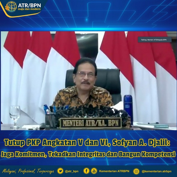 Tutup PKP Angkatan V dan VI, Sofyan A. Djalil: Jaga Komitmen, Tekadkan Integritas dan Bangun Kompetensi