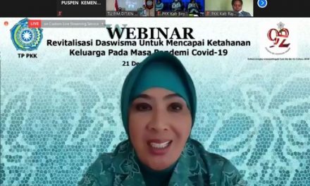 Ketum TP PKK Pusat Ajak Perempuan se-Indonesia Bergandengan Tangan Hadapi Pandemi Covid-19
