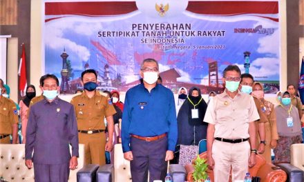 Pemko Payakumbuh Ikuti Penyerahan Sertipikat Tanah Se-Indonesia Secara Virtual