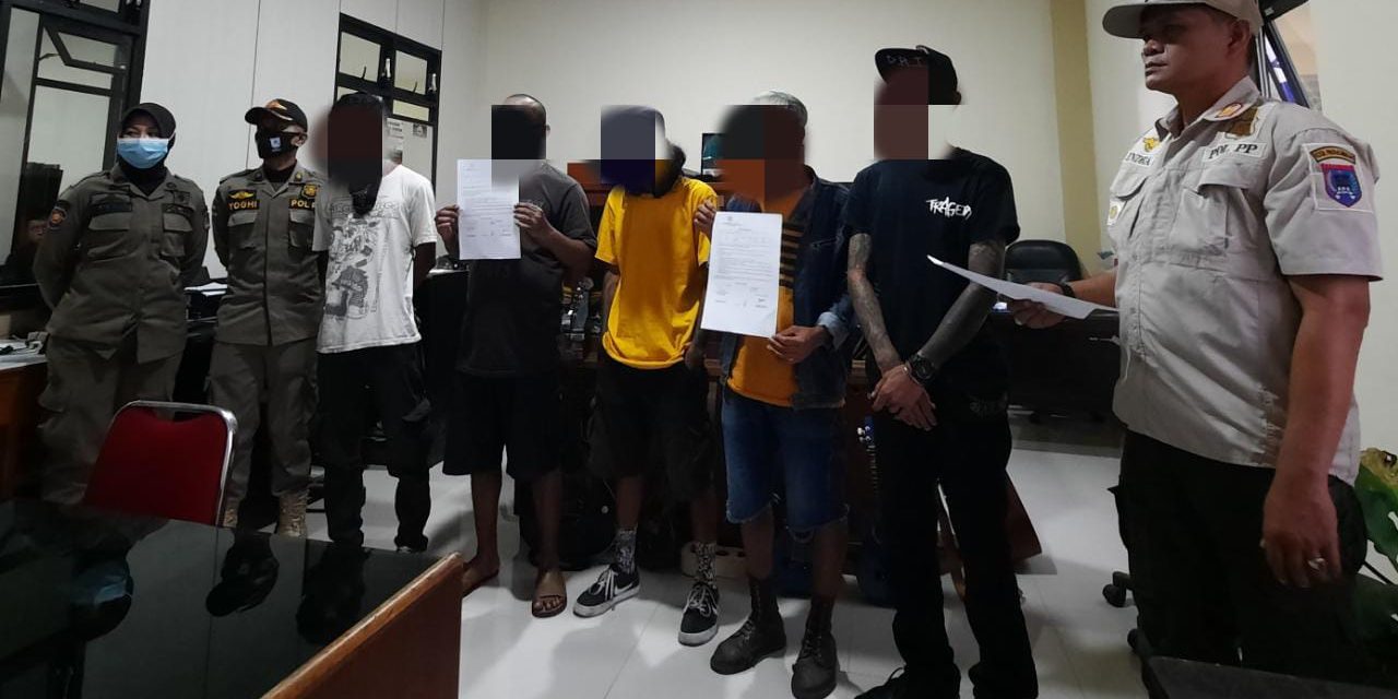 Meresahkan Warga, 13 Anak Punk Diamankan Dan Dibina Satpol-PP Payakumbuh